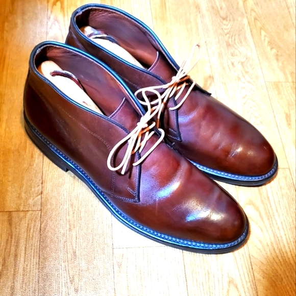 ALLEN EDMONDS 🇺🇸 USA Boots Malvern Chukka Brown Leather Goodyear Welt Sz 11.5 - Picture 3 of 11